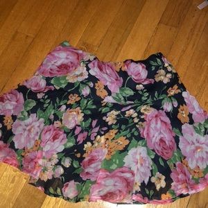 Abercrombie and Fitch floral skirt